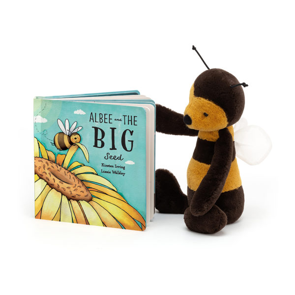 Albee And The Big Seed BOOK & BASHFUL BEE Small