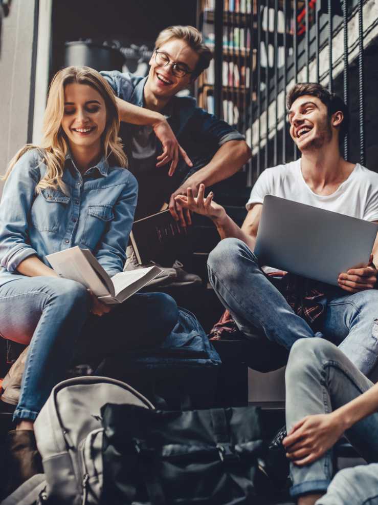 Students,Are,Studying,In,Library.,Young,People,Are,Spending,Time