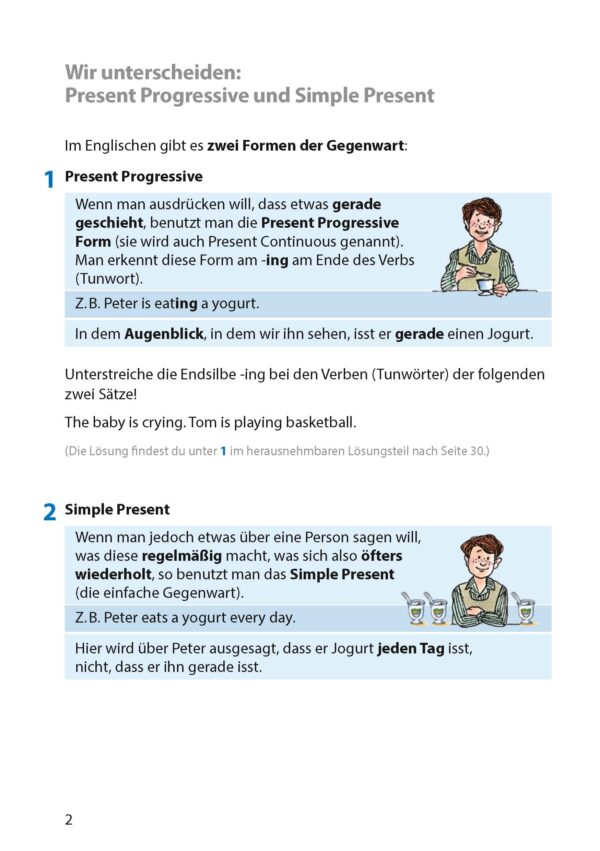 Present: Progressive & Simple (Übungsheft) – Bild 3