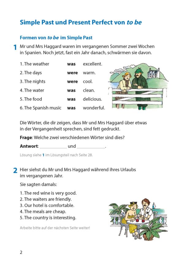 Simple Past & Present Perfect (Übungsheft) – Bild 3