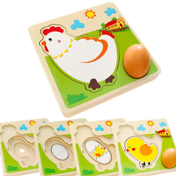 Lernspielzeug - 3 D Puzzle Huhn