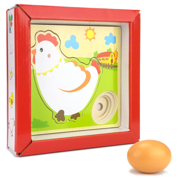 Lernspielzeug - 3 D Puzzle Huhn – Bild 5
