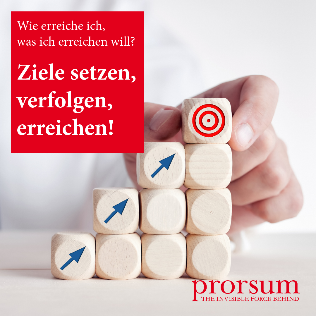 PRORSUM Ziele setzen, verfolgen, erreichen